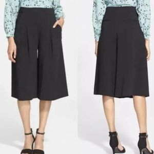 Rebecca Taylor Suiting Culottes‎ High Waist Wide Leg Crops Pants Size 4